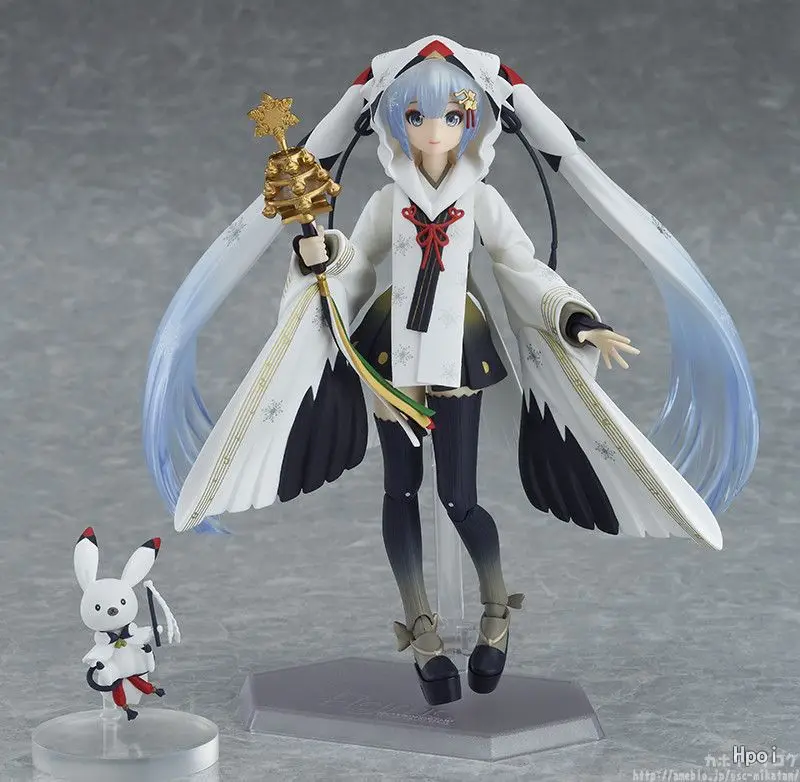 FIGMA EX-045 Снежная Хацунэ Мику журавль жрица вер аниме 15 см фигурка игрушки