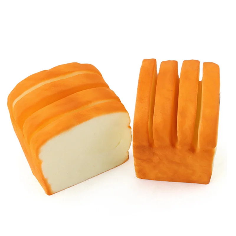 8 см Kawaii Jumbo Toast Bread Squishy супер медленно поднимающийся держатель для телефона