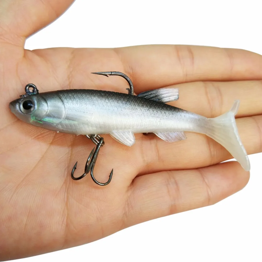 1 шт./3 шт. мягкие приманки Swimbait 3 35 &quot0 44 oz для рыбалки на карпа Реалистичная
