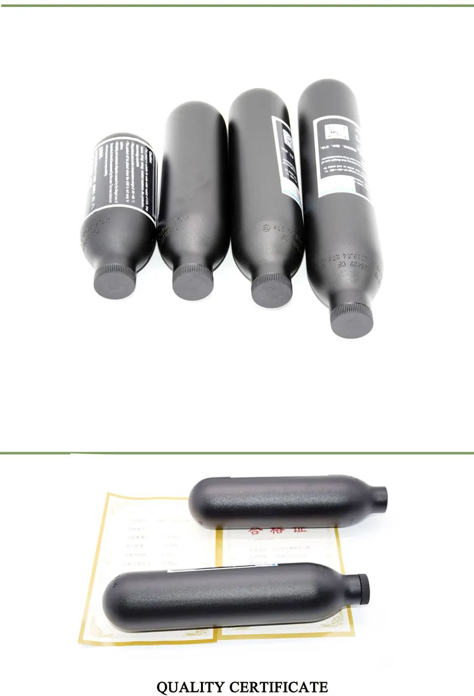 PCP AIR FORCE ROUND Цилиндр HPA Бутылка Алюминий 300BAR / 4500PSI M18X1.5