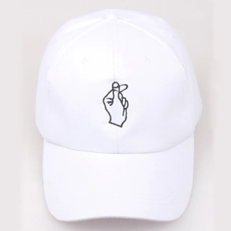 Бейсболка унисекс с вышивкой надписью Heart Love жесты Snapback для мужчин и женщин