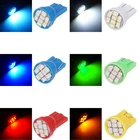 100 шт. T10 194 2825 W5W 8led smd габаритный автомобильный фонарь для чтения, купольная лампа для дверей, автомобильные Габаритные фонари, лампа для номерного знака 12 В pinbal