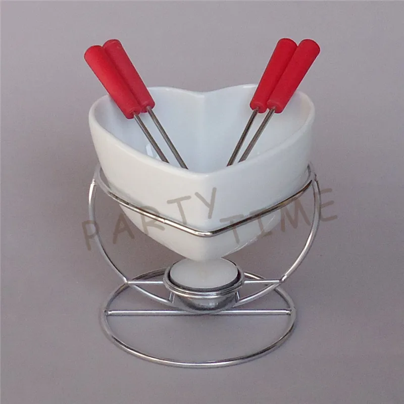 Керамический набор для сыра в форме сердца горячих горшков шоколада|cheese set|shape