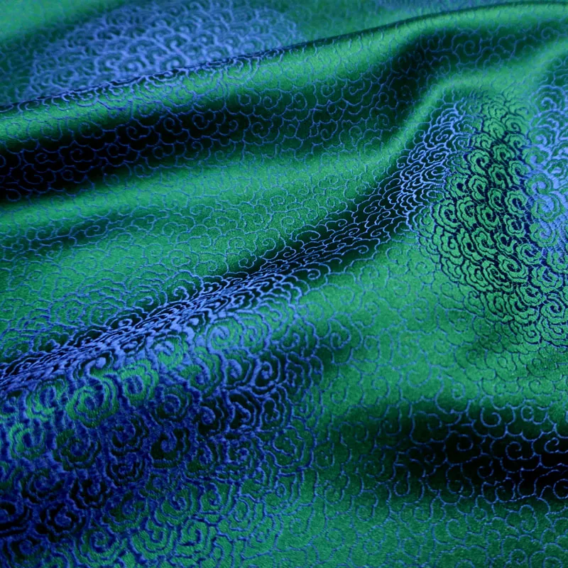 Ветер Стиль yard окрашенная Дамасская 3D жаккардовая парча ткань для модного платья