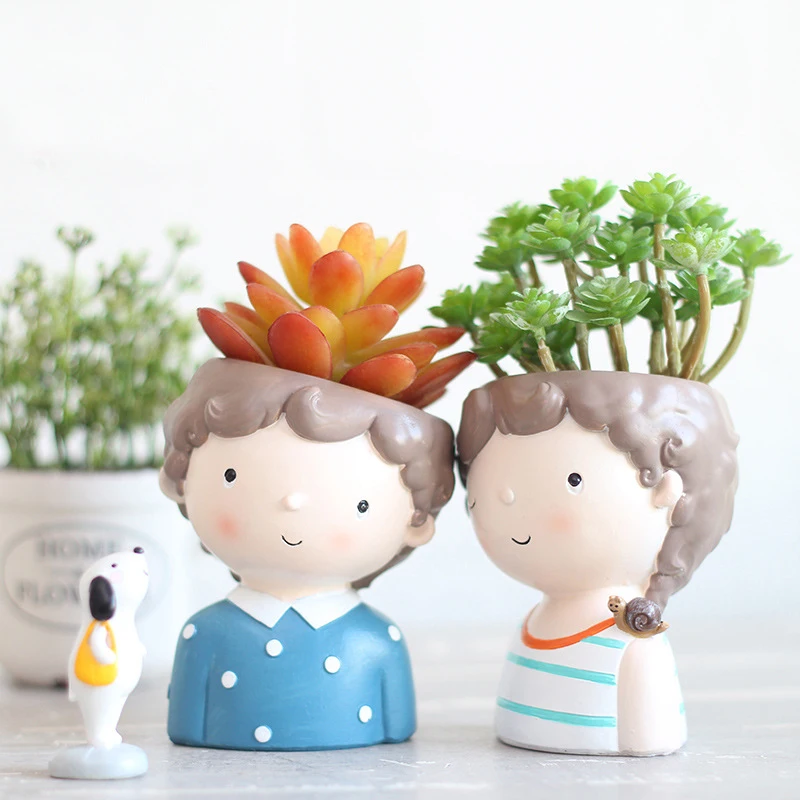 2 шт. оптовая продажа цветочный горшок домашний сад Мини Бонсай Кактус каштановые