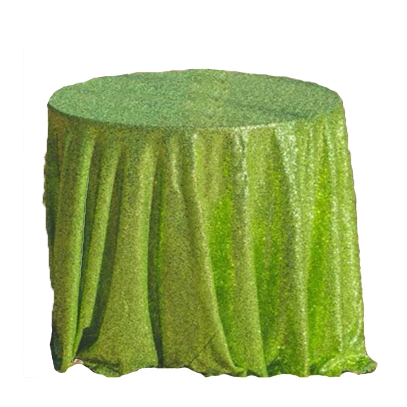 New classical sequin table cloth round silver tablecloths for wedding banquet | Дом и сад