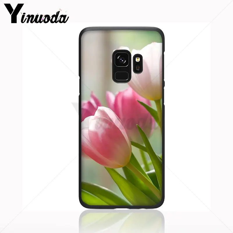 Yinuoda тюльпан красивые цветы Мягкий силиконовый чехол для телефона Samsung Galaxy s9 s8plus