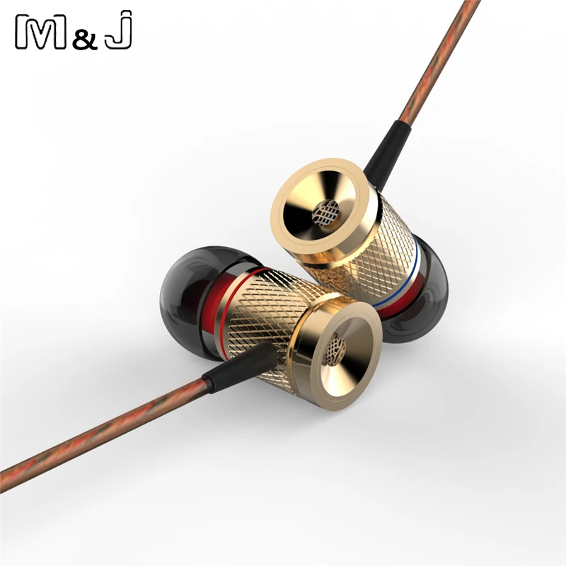 M & J M53 магнитные металлические наушники высокого качества стерео fone de ouvido