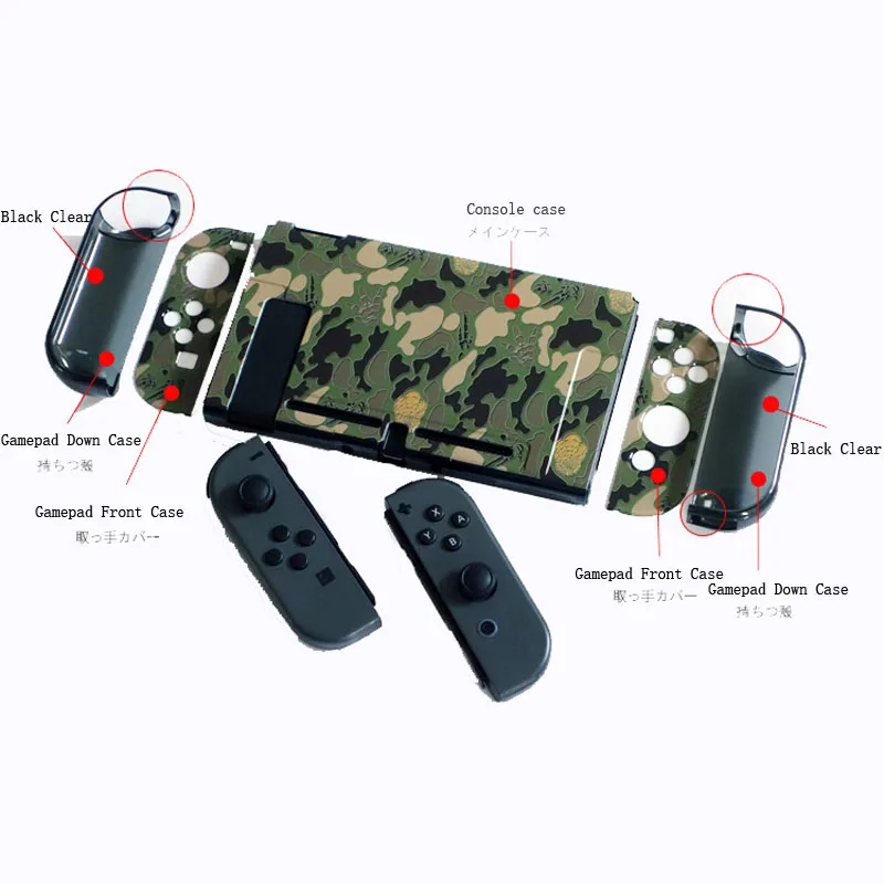 Набор защитных чехлов для Nitendo Switch Console с контроллером Joy-Con (прямая док-станция) |