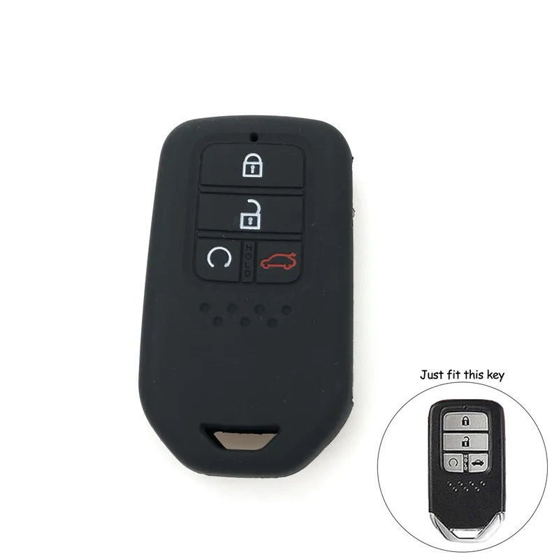 

Мягкий силиконовый чехол для автомобильного ключа чехол для Honda AVANCIER New URV CRV 2017 3 кнопки Набор держателей защитная кожа