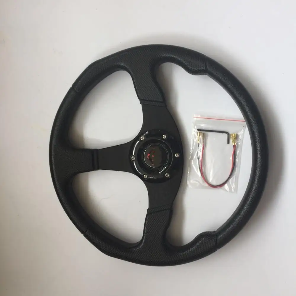 Stormcar 14 дюймов 350 мм OMP Deep Кукуруза driftingleather рулевого колеса Универсальный Алюминий+ pu кадра 5 с овальным вырезом на рулевое колесо