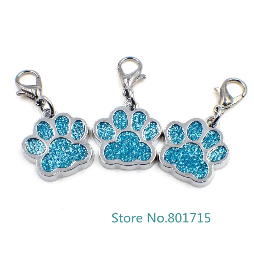 10 шт. Брелоки для ключей с эмалью|paw print|dog cat paw printsenamel |