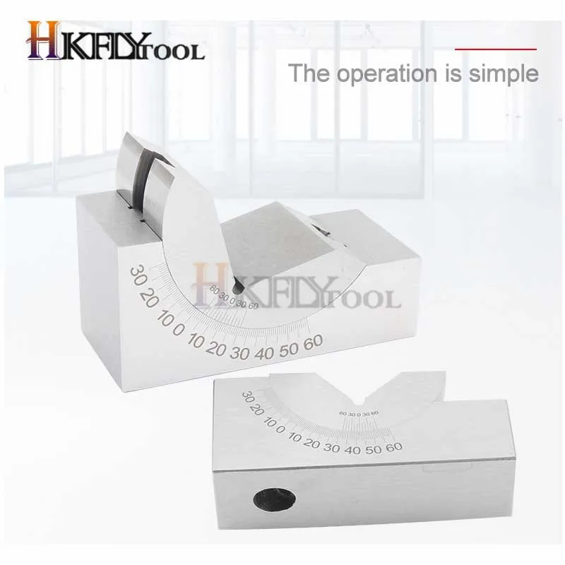 Прецизионный измеритель AP25 AP30 из легированной стали микрорегулируемый угловой V