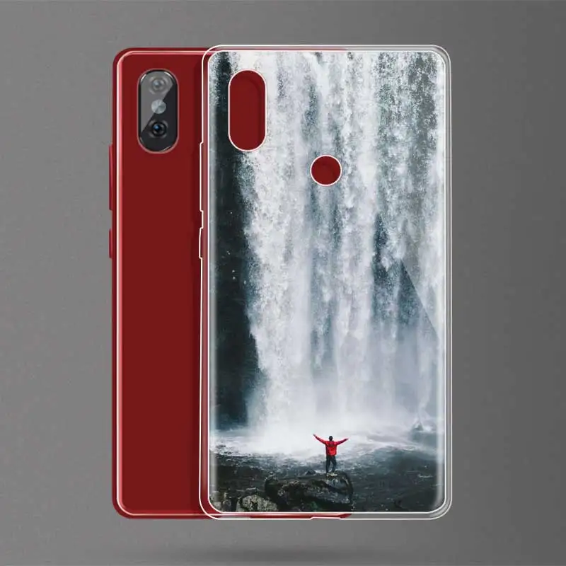 DREAMFOX N159 натуральный Стиль Мягкий силиконовый чехол из ТПУ для Xiaomi mi x 3 A1 A2 5C 5X6 6X8 9