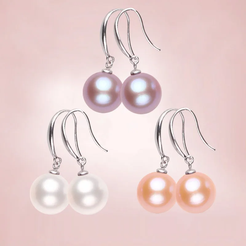 Сверкающие серьги-капли из натурального жемчуга 3 цвета серьги для женщин модный