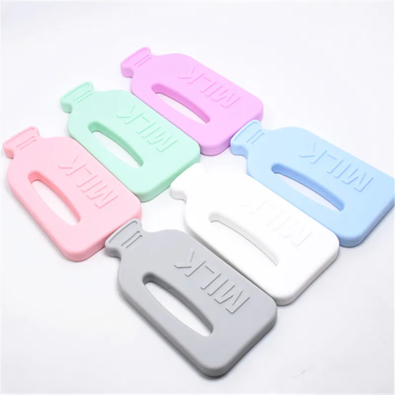 1 PC de dibujos animados jirafa Animal mordedor beb&eacute; de silicona de grado de alimentos mordedores de beb&eacute; collar de enfermer&iacute;a mordedor para chupete Cadena de chupete haciendo-3