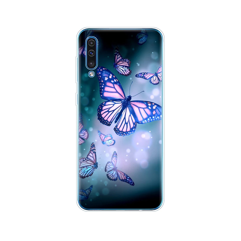 Чехол для samsung Galaxy A50, силиконовый чехол для задней панели телефона, чехол для samsung A50 A505 A505F, SM-A505F бампер, 6,4 дюймов - Цвет: 52405