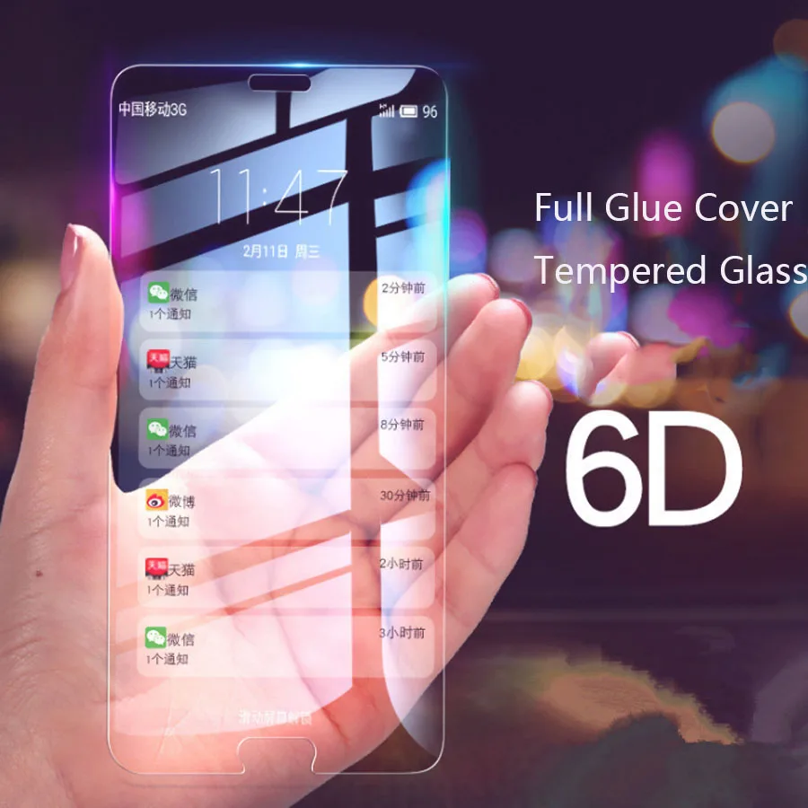 LISM 6D полное закаленное стекло для Huawei P20 P30 Pro Mate 20 30 Lite Nova 4e 4 3 3i Защитное