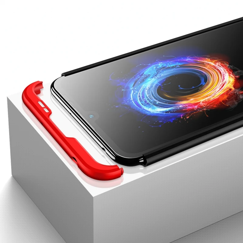 Чехол для Huawei Y6 Pro 2019 чехол 3 в 1 матовый ударопрочный 360 полная защита Тонкий Honor 8A