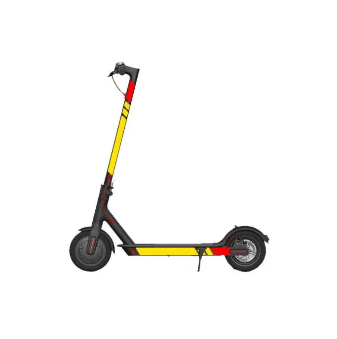 2 20 Colors High Quality Reflective Styling Stickers For M365 Electric Scooter Skateboard Accessories - Color: 2