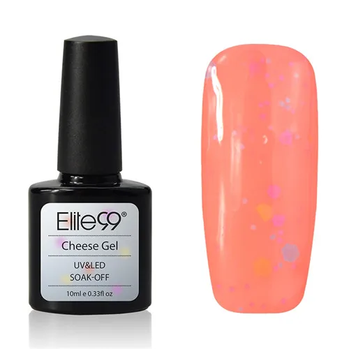 6459 Elite99 10 мл сырный Гель-лак UV Vernis полуперманентный праймер верхнее покрытие Гель-лак для ногтей Маникюрный гель лак для ногтей - Цвет: 6459