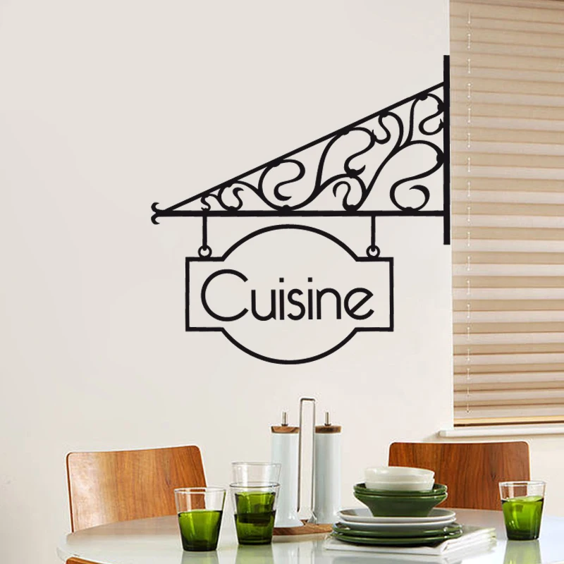 Настенные виниловые Стикеры для кухни ресторана съемные s DIY домашний декор