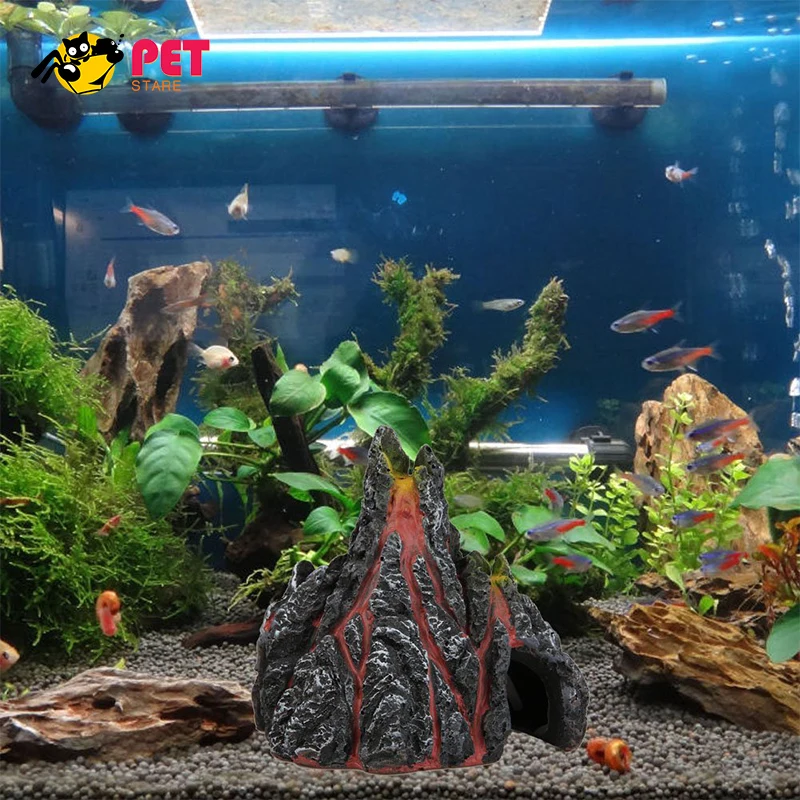 Натуральная petstare смолы вулкан Форма Украшение Рок Интимные аксессуары для