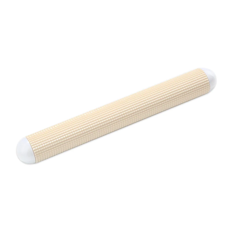 beige Практичный ABS пластик антипригарный Скалка помадка клецки кожи хлеб тесто ролик украшения инструменты выпечки Кухонные аксессуары - Цвет: beige