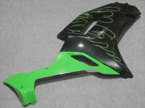 Мотоцикл обтекатель комплект для KAWASAKI Ninja ZX6R 636 07 08 ZX 6R 2007 2008 zx6r ABS зеленое пламя