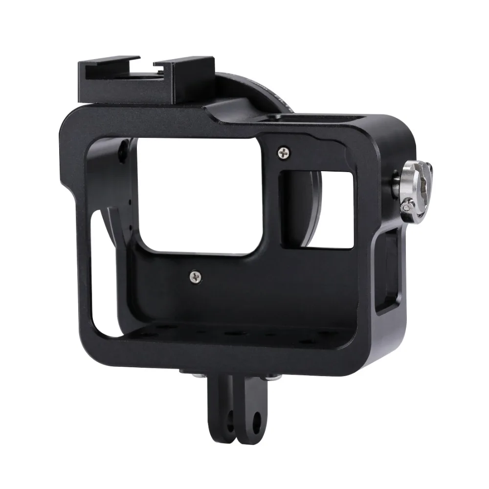 Чехол PULUZ для GoPro HERO 7/6/5 черный жесткий защитный чехол + 52 мм УФ-объектив оболочка Go