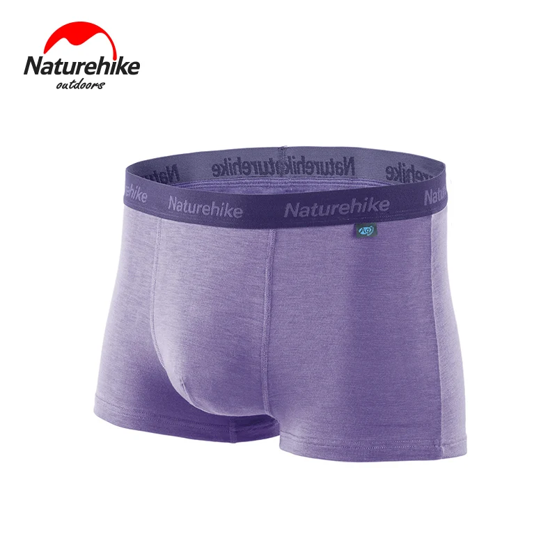 Purple Naturehike мужские туристические шорты Coolmax трусы быстросохнущее нижнее белье мужские спортивные трусы дышащие трусики - Цвет: Purple