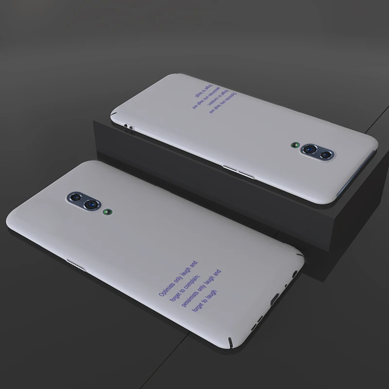 Ультратонкий Жесткий цветной матовый чехол для телефона из поликарбоната Oppo Reno