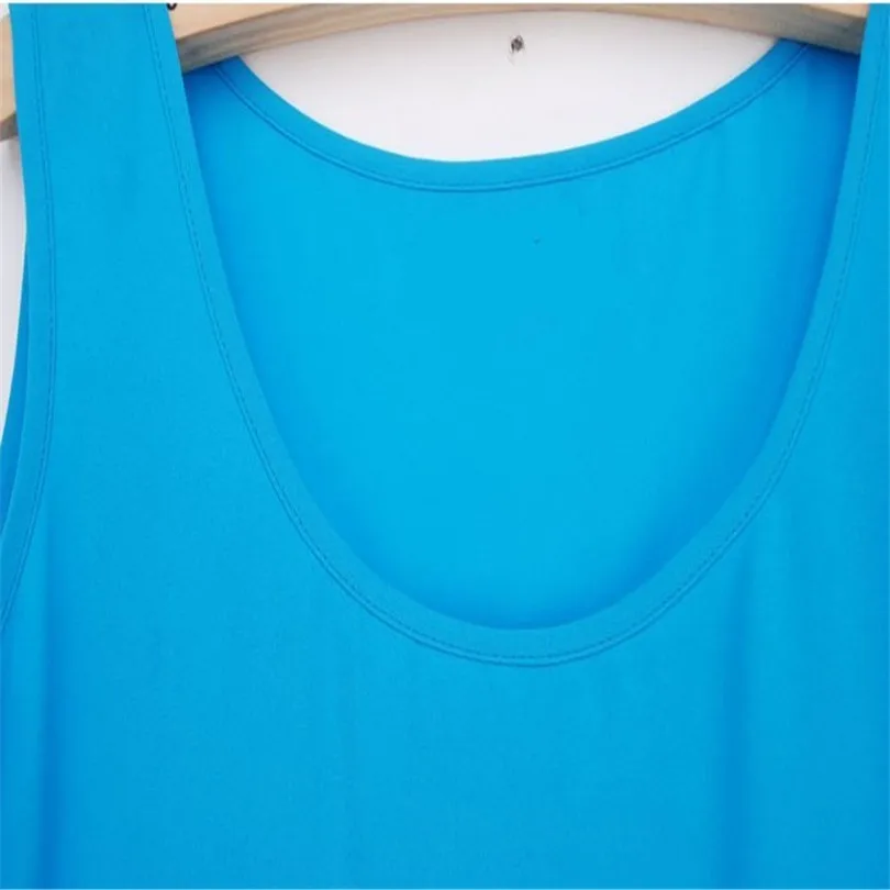 YRRETY Fashion Tank Top Summer Casual Chiffon Sleeveless All-match Female Regular For Women Plus Size Solid 10 Color S-XXXL