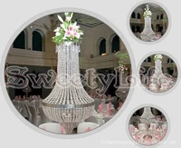98cmh silver wedding flower stand table centerpieces wedding decoration 10pcslot
