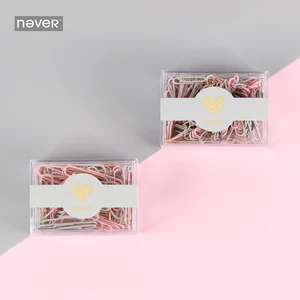 Скрепки с металлическими зажимами, цвет золотой, серый, розовый, макарун