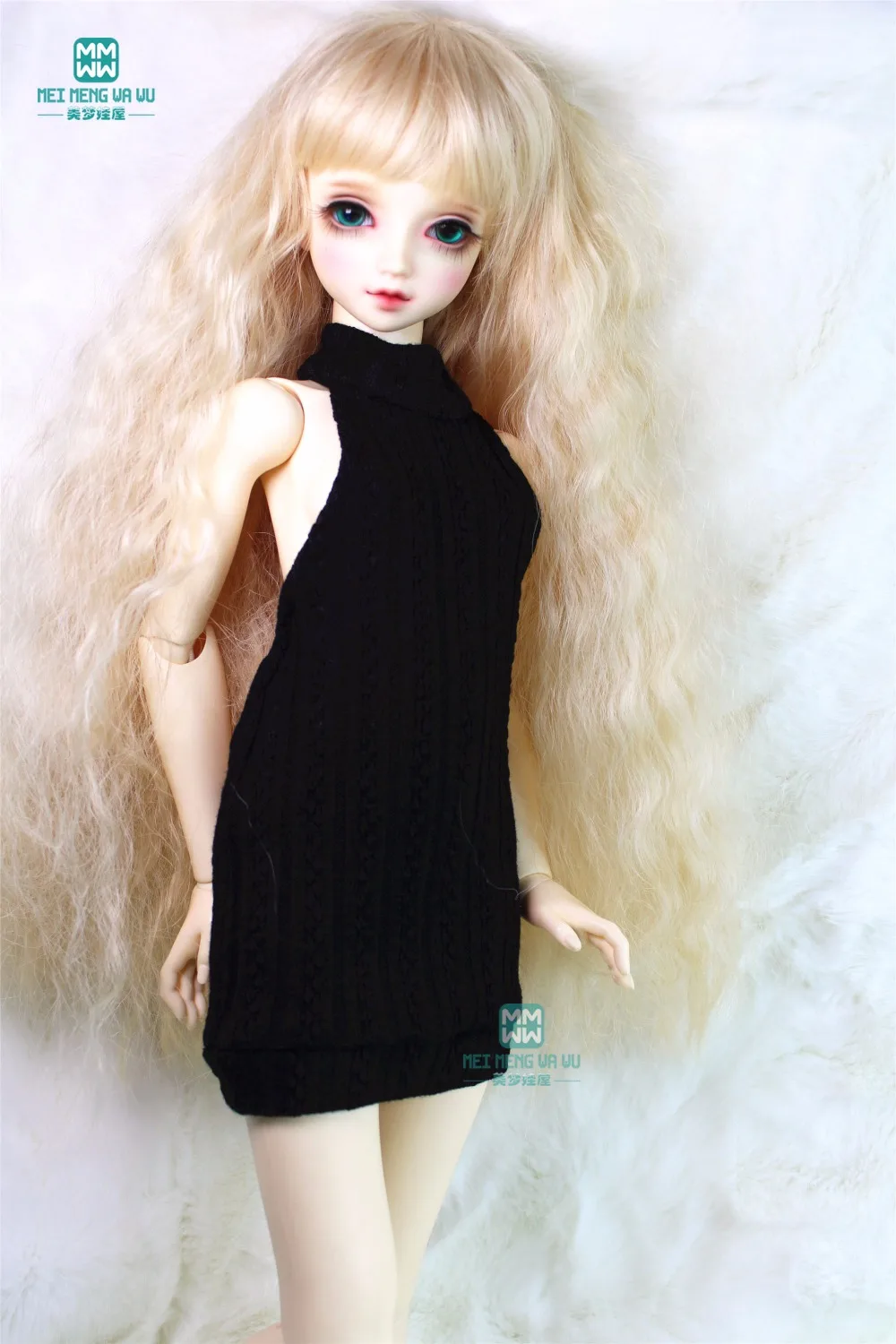 Одежда для кукол BJD аксессуары 1/3 белый шерстяной жилет кружевные трусики