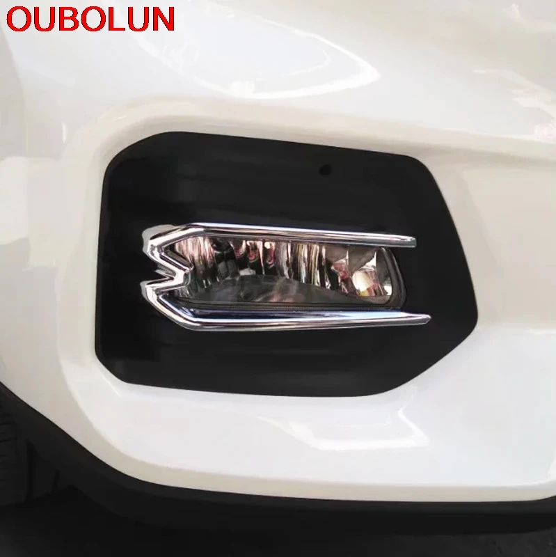 OUBOLUN для Hyundai ix35 2018 ABS хром передняя + лампа заднего противотуманного фонаря