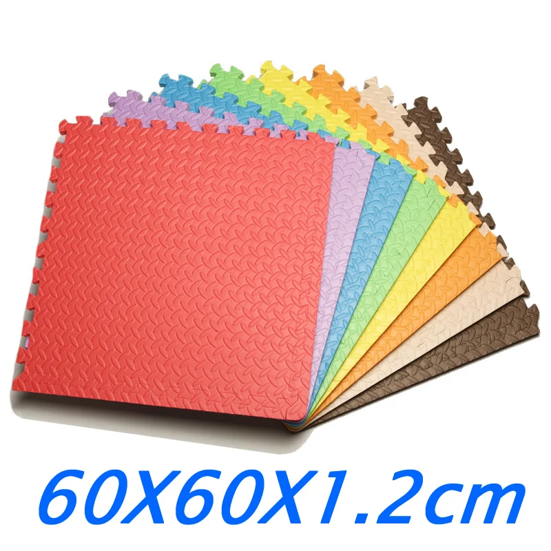 Детский коврик пазл из пены толстый нескользящий для йоги 60 см PX63|foam puzzle mat|kids play