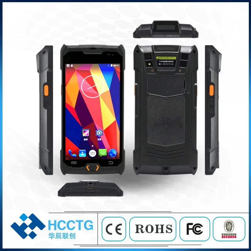 Android КПК ручной 5 дюймов сенсорный экран NFC карта IP67 мобильный pos-терминал