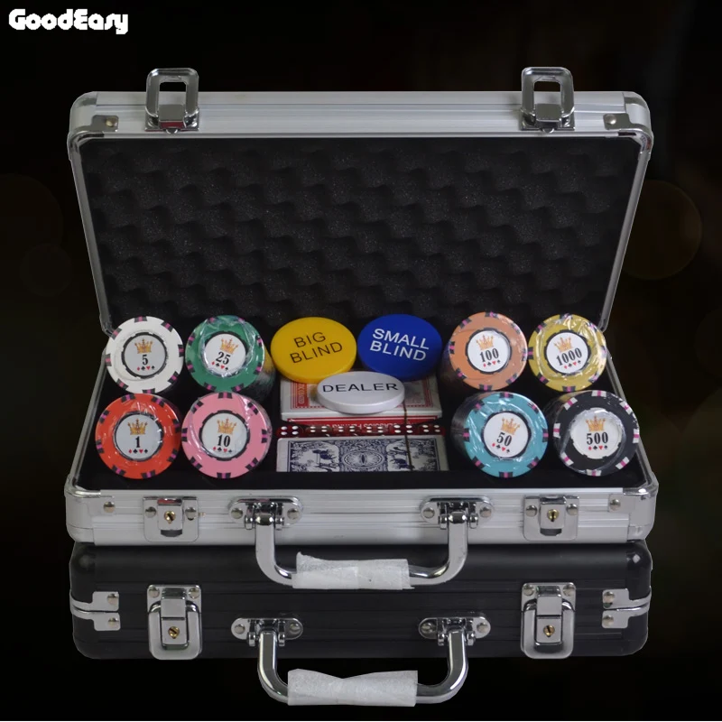 100 шт. три Цвет развлечения Техасский холдем глины с железными высококлассные