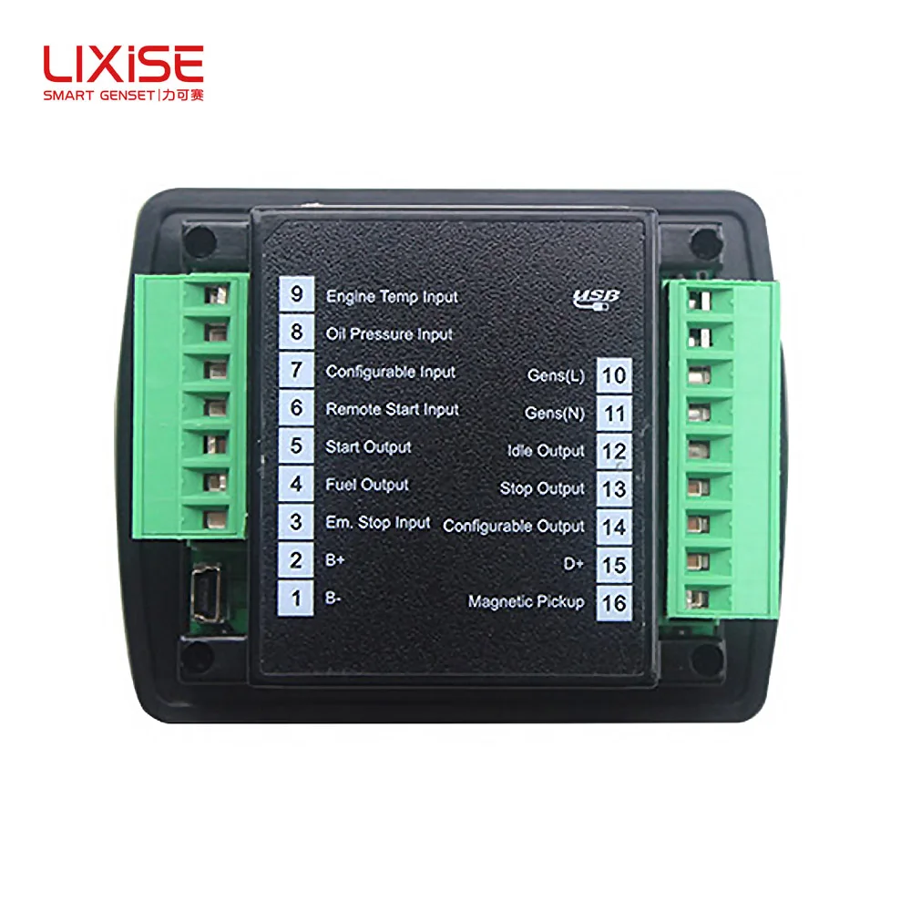 LXC706 контроллер генератора с автоматическим запуском панель управления