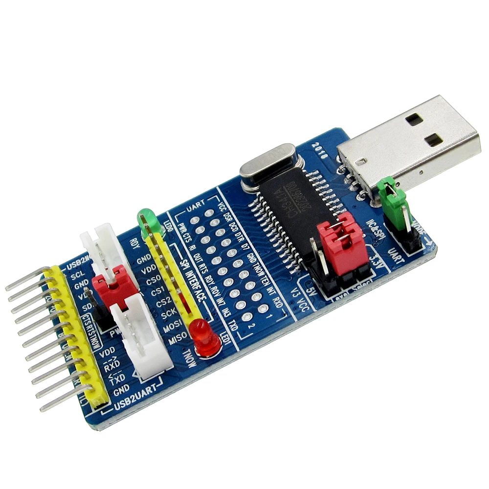 Преобразователь CH341A USB в SPI I2C IIC UART TTL ISP серийная кисть для отладки RS232 RS485 |