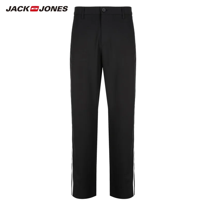 Мужские спортивные брюки в контрастную полоску JackJones свободные стильные мужские