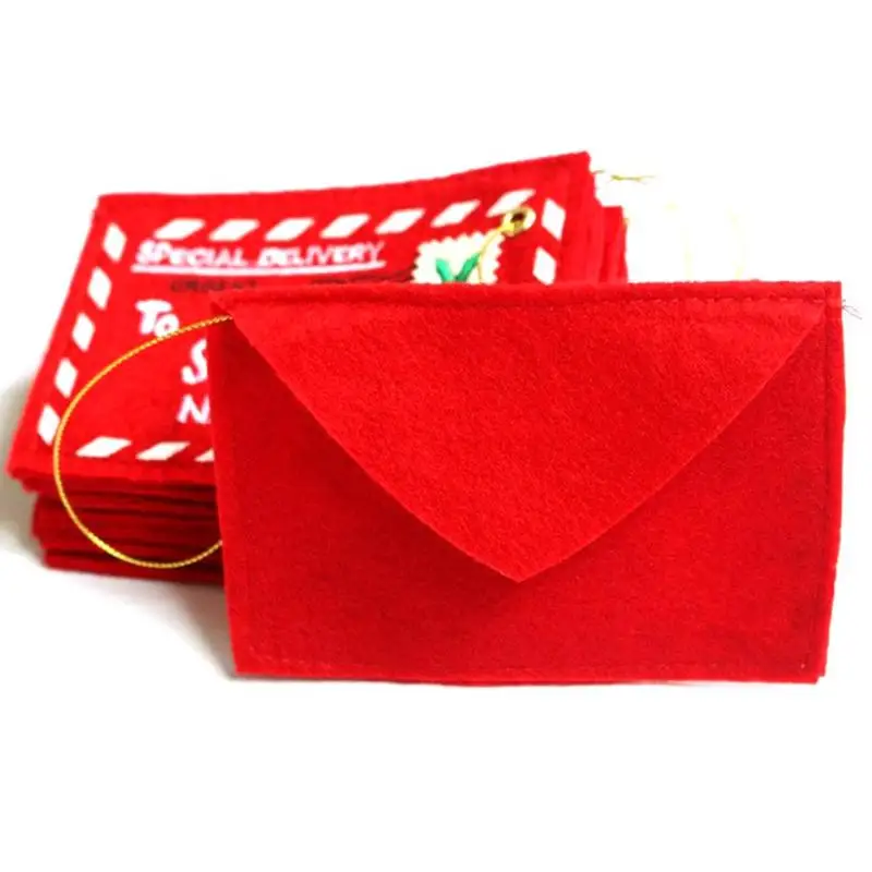 Санта Клаус Северный полюс Рождественский кулон конверт елка 2019 маленький