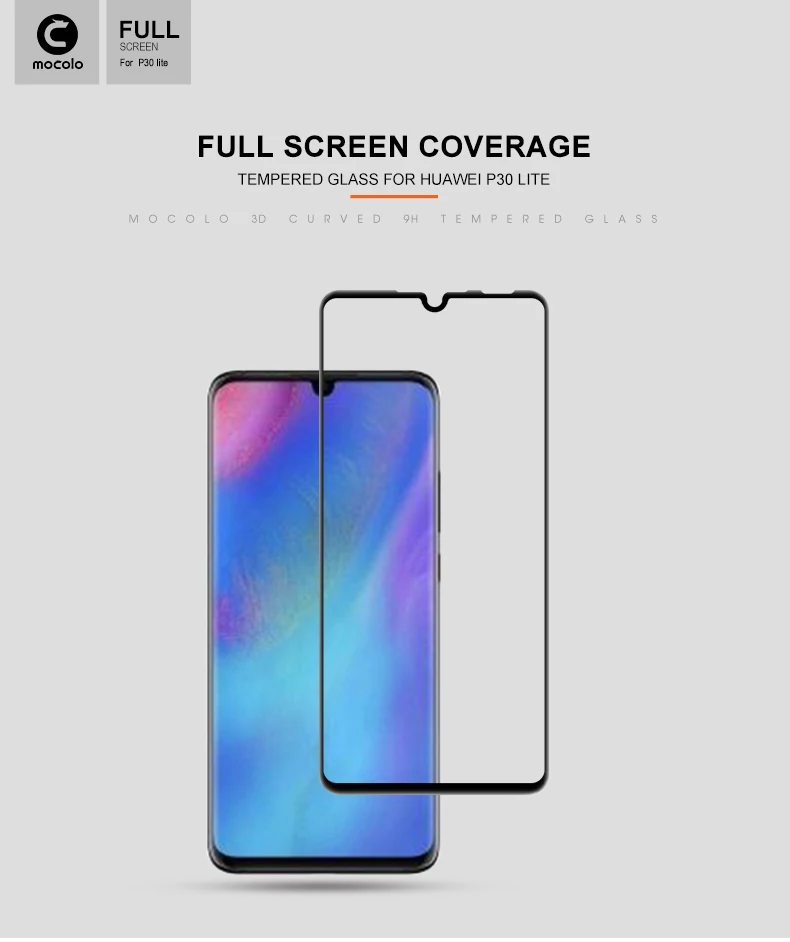 Mocolo 2.5D 9 H полное покрытие закаленное защитное стекло пленку на для huawei р20 р30 лайт р 20 30 P20 P30 Lite P 20 30 30 Lite 4/6 64/128/256 GB
