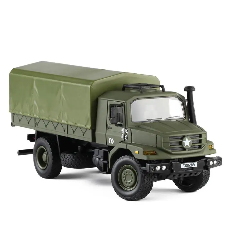 Хит продаж 1:36 военная модель из сплава для транспортировки грузовиков