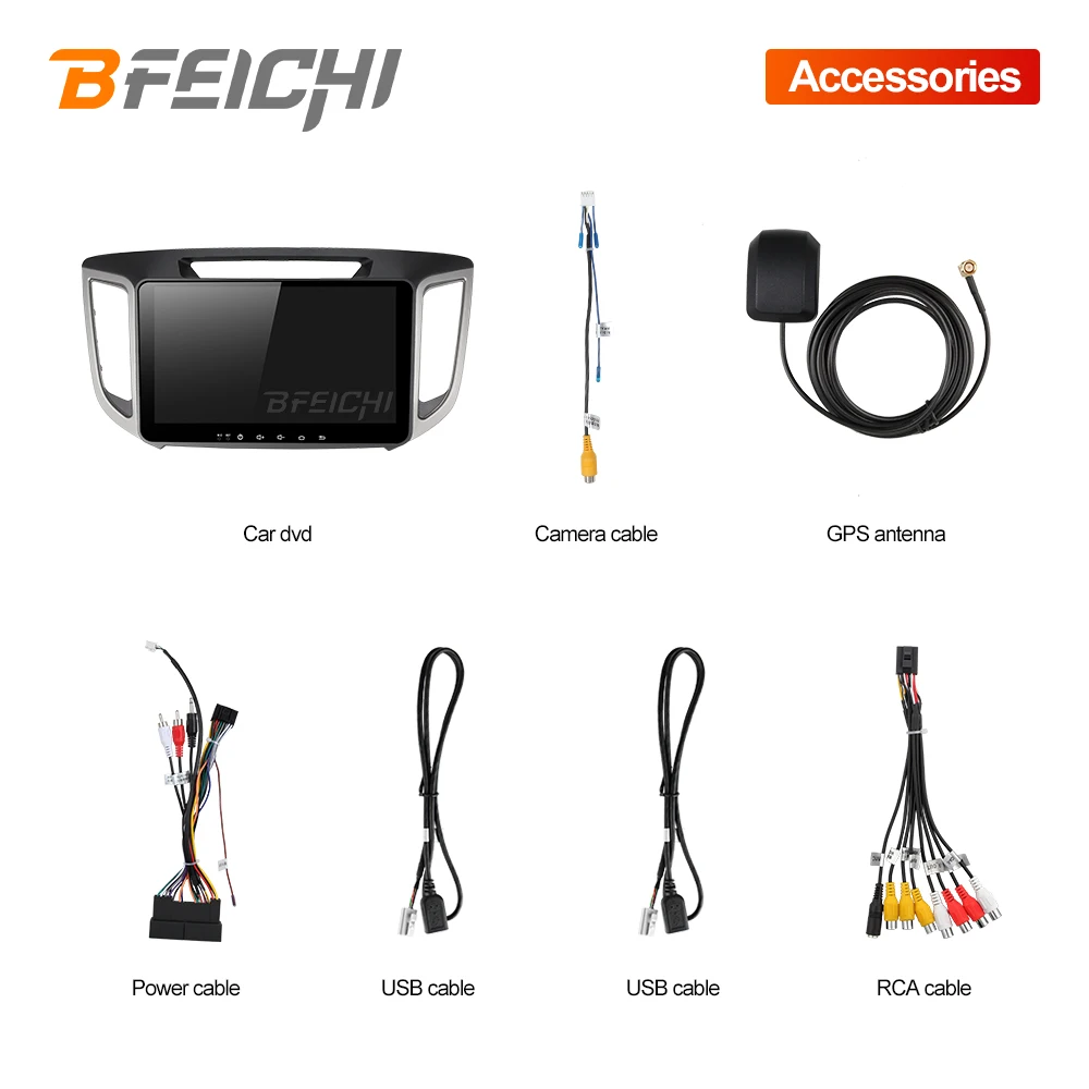 Bfeichi 10 1 дюймов android 7 автомобильный dvd gps плеер для hyundai IX25 CRETA Автомобильный Радио