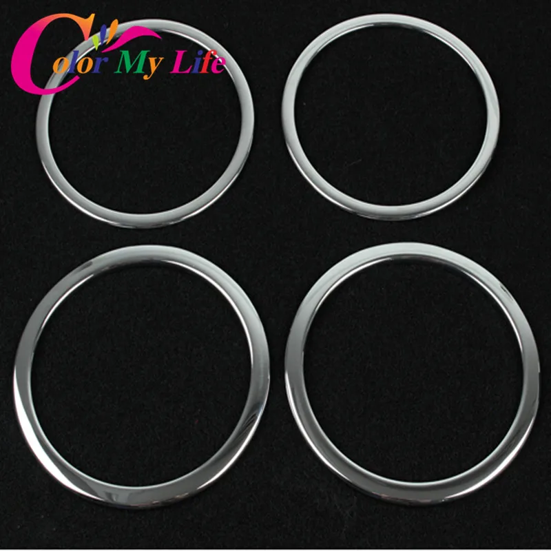 4 шт./компл. нержавеющая сталь дверь динамик кольцо Крышка украшения отделка для