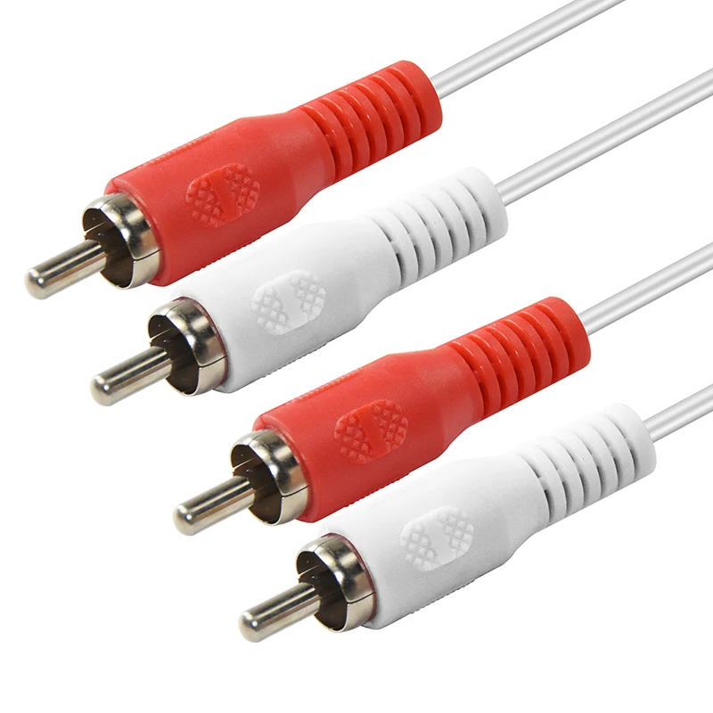 CABLETIME RCA аудио кабель 3 5 мм Jack 2RCA на 2 папа позолоченный для домашнего кинотеатра DVD