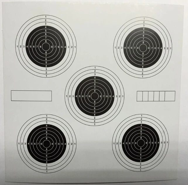 Бумага для МИШЕНИ 100 штук в упаковке 5 ''x 5''(14x14 см)|paper pieces|paper targetpaper pack |